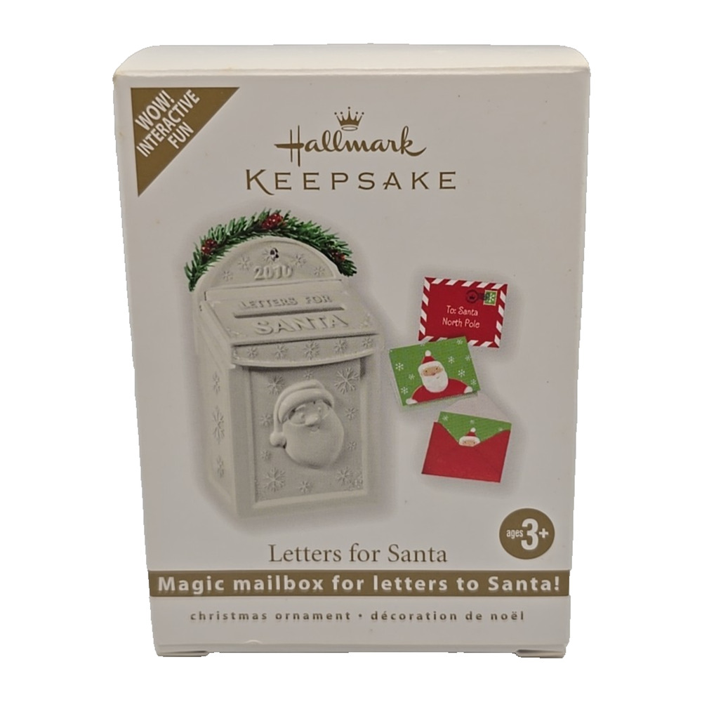 Hallmark Keepsake "Letters to Santa" 2010 Christmas Ornament New Nib U328